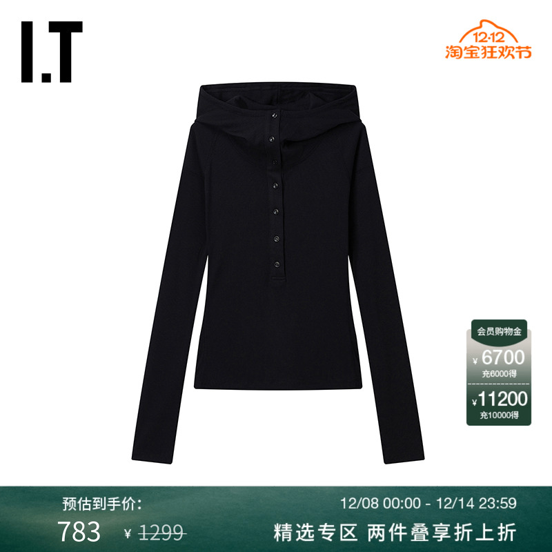 ITLOWCLASSIC修身连帽长袖上衣