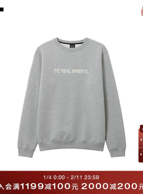 IT F.C.REAL BRISTOL男装圆领卫衣新款简约休闲套头上衣252153MQ