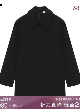 IT JIL SANDER女装翻领长袖衬衫新款时尚简洁纯色上衣170J41XP