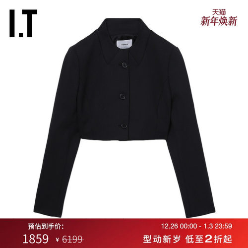 ITcoperni短款夹克时髦辣妹风