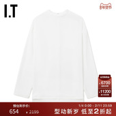 宽松纯色打底衫 230431XO T恤新款 基础款 日本ENFÖLD女装 圆领长袖