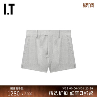 裤 短裤 新款 简约质感直筒裤 合身西装 英伦时尚 HSO109MM AMI男装