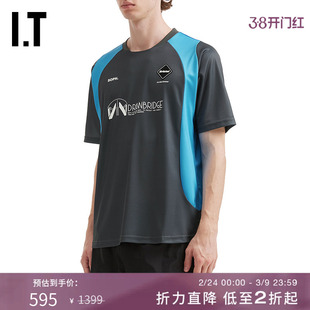 IT F.C.REAL BRISTOL男装短袖T恤新款球衣运动风拼色半袖252139MP