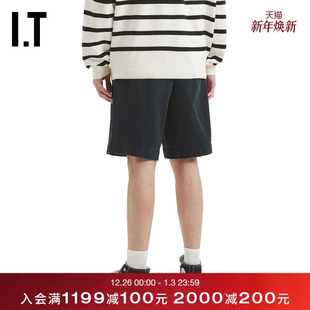 牛仔短裤 LOVE男装 新款 简约基础款 5501AUO 宽松水洗直筒裤 WITTH