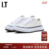 Mihara 时尚 Yasuhiro女款 系带帆布鞋 新款 潮流尖头运动鞋 702WHM