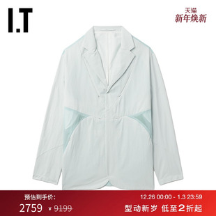 FACTION男装 ARCHIVE 西装 夹克新款 质感拼接西服外套 时尚 POST