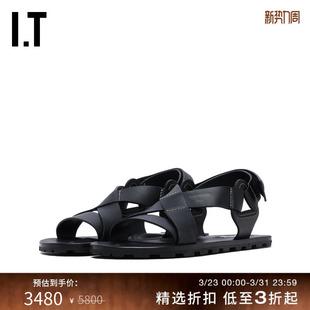 JIL 随性简约交叉绊带平底鞋 SANDER女款 新款 P0009P0M 露趾凉鞋