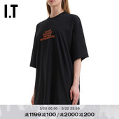 简约休闲风廓形半袖 落肩T恤新款 中长款 TR221BXQ VETEMENTS女装