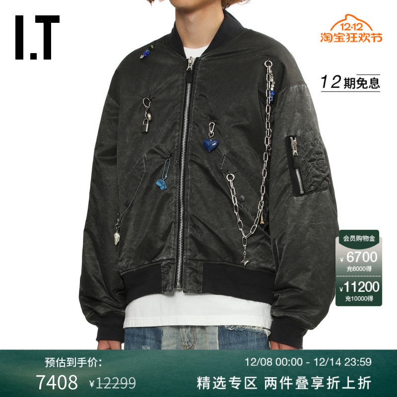 ITdoublet廓形飞行员夹克