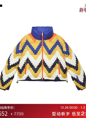 IT PERFECT MOMENT女装立领拉链羽绒服新款活力时尚短款羽绒外套