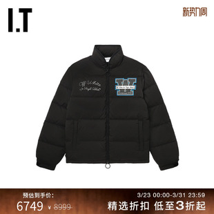 立领拉链绗缝羽绒夹克 新款 OFF WHITE™情侣装