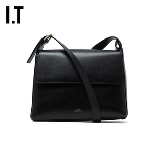 IT A.P.C.女款腋下包单肩包新款时髦简约翻盖皮包手提包F61924XN