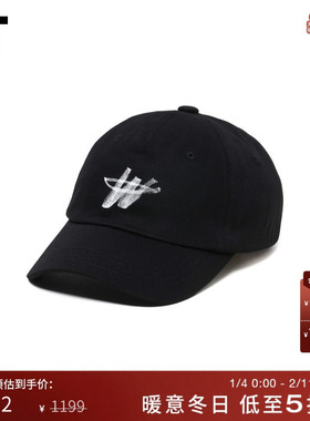 IT We11Done男款弯檐棒球帽新款时尚个性鸭舌帽休闲帽420UBKMP