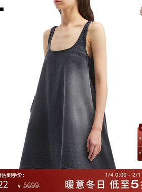 IT Simone Rocha女装牛仔吊带连衣裙新款甜美时尚宽松短裙7412B9