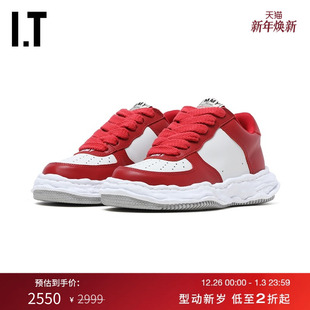 Mihara 活力街潮拼色板鞋 Yasuhiro女款 新款 W706REDM 厚底运动鞋