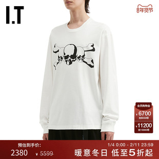 IT mastermind JAPAN男装长袖T恤新款潮流暗黑内搭上衣103011MP