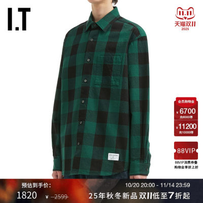 ITuniformexperiment格纹衬衫