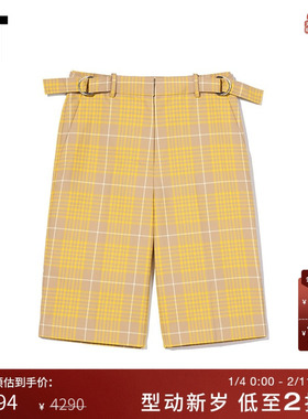 IT 3.1 Phillip Lim女装格纹西裤短裤时尚复古百慕大短裤225L0XI