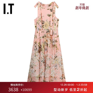 优雅时尚 连衣裙新款 无袖 花裙子中长裙1736DRXO ZIMMERMANN女装