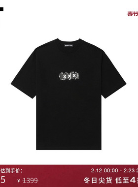 IT GOD SELECTION XXX男装短袖T恤新款潮流酷感宽松半袖25ST13MP