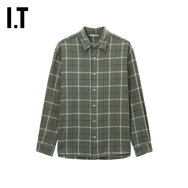 ITuniformexperiment格纹衬衫