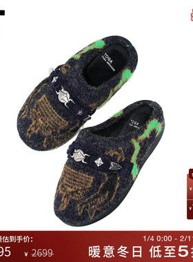 IT TOGA ARCHIVES女款包头穆勒鞋新款潮流酷感毛毛拖鞋AJ601NAP