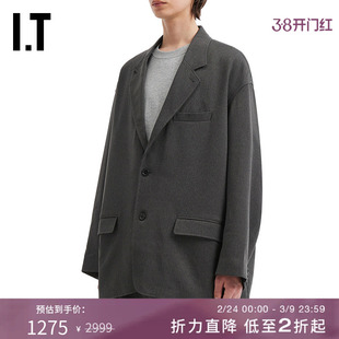 IT Fresh Service男装宽松西装夹克新款时尚通勤西服外套320121MP