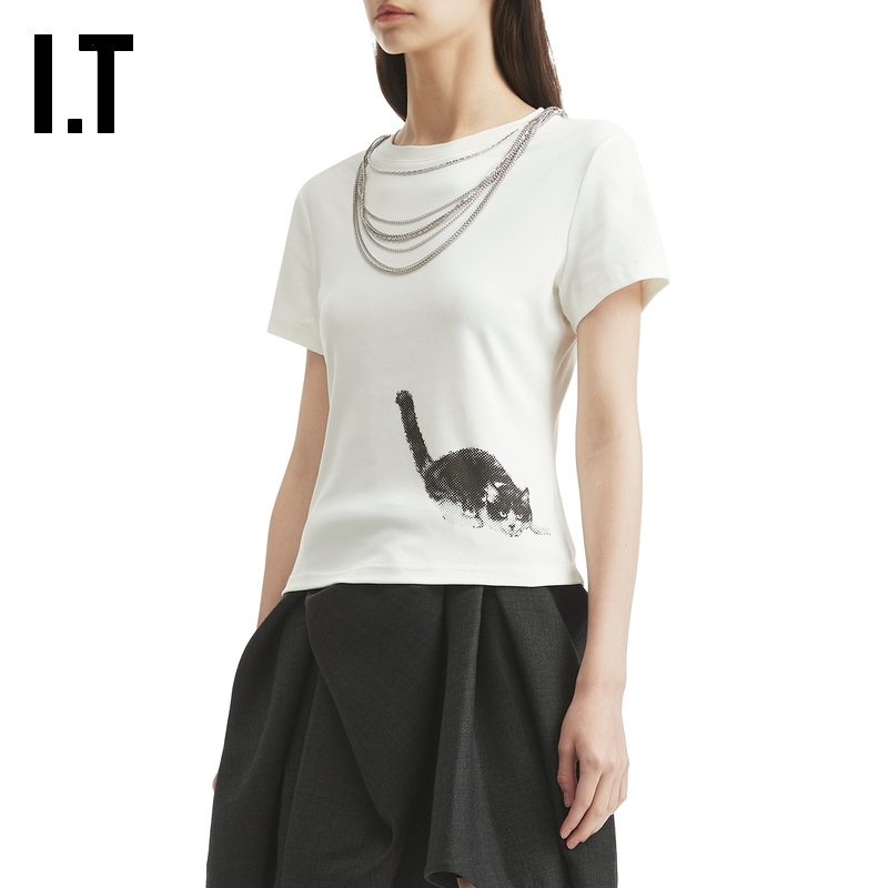 ITMARKGONG合身短袖T恤