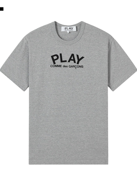 IT CDG PLAY COMME des GARCONS川久保玲情侣爱心logo印花短袖T恤