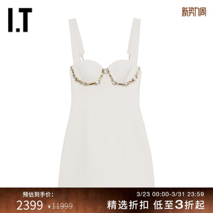 性感摩登辣妹风修身 吊带连衣裙新款 Nyc女装 短裙36A171XL Area