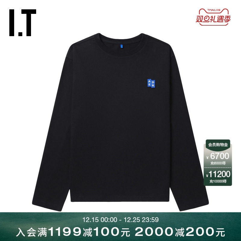 ITADERerror合身长袖T恤