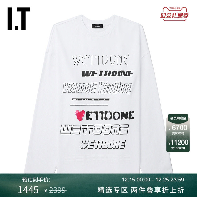 ITWe11Done宽松长袖T恤
