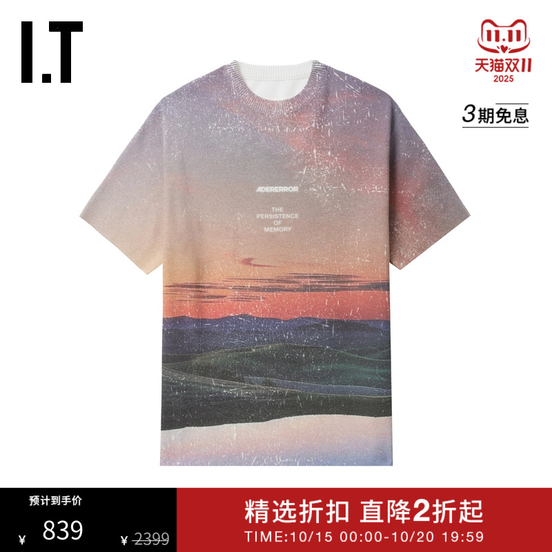 ITADERerror圆领短袖T恤