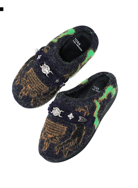 IT TOGA ARCHIVES女款包头穆勒鞋新款潮流酷感毛毛拖鞋AJ601NAP