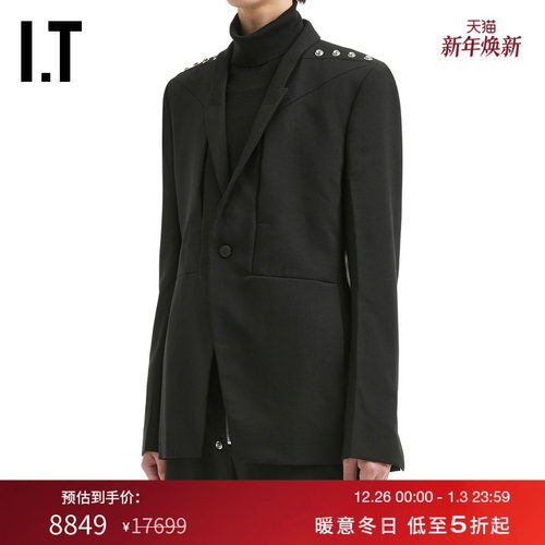 ITRickOwens一粒扣西装夹克