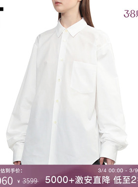 IT CDG COMME des GARCONS HOMME BLACK情侣款纯色长袖衬衫衬衣