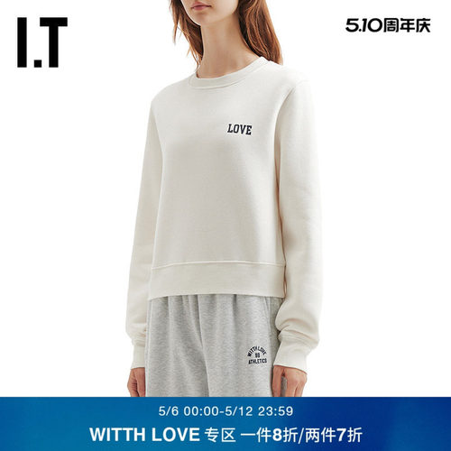 ITWITTHLOVE多色圆领卫衣