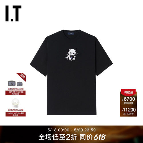 ITY's宽松短袖T恤轻松趣味