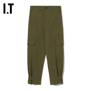 露踝工装 416199XM Schouler女装 酷感时尚 锥形裤 新款 Proenza 裤