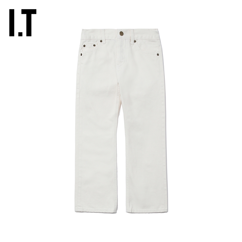 ITESSENTIALS直筒牛仔裤