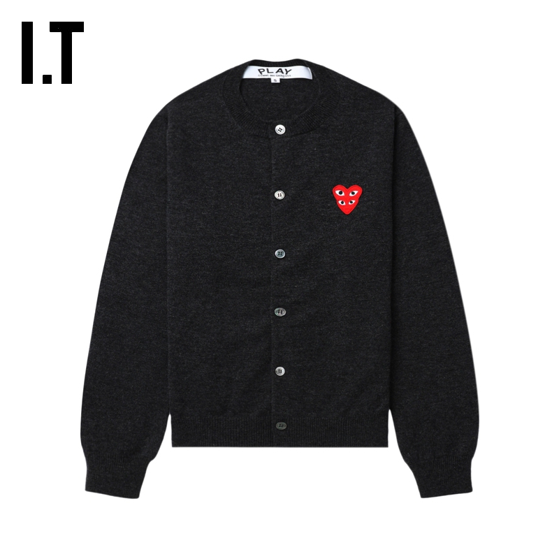 IT圆领羊毛针织开衫时尚质感