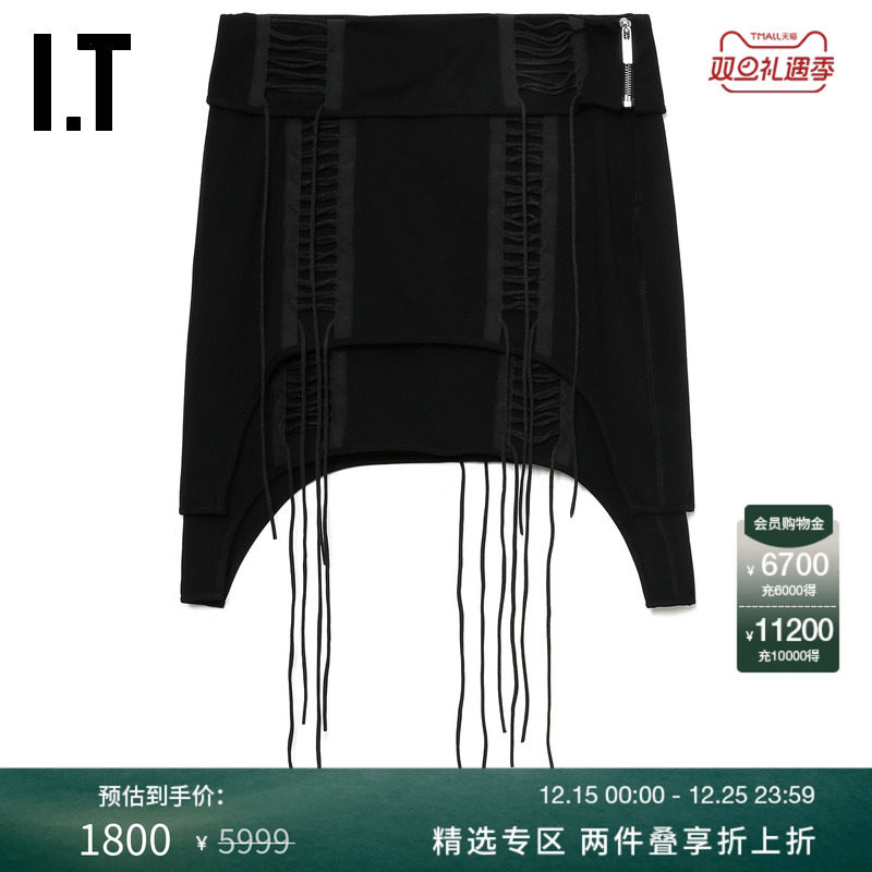 ITHELMUTLANG不规则半身裙