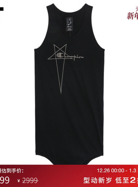 IT Rick Owens女装无袖连衣裙新款个性潮流宽松背心裙059R09XM