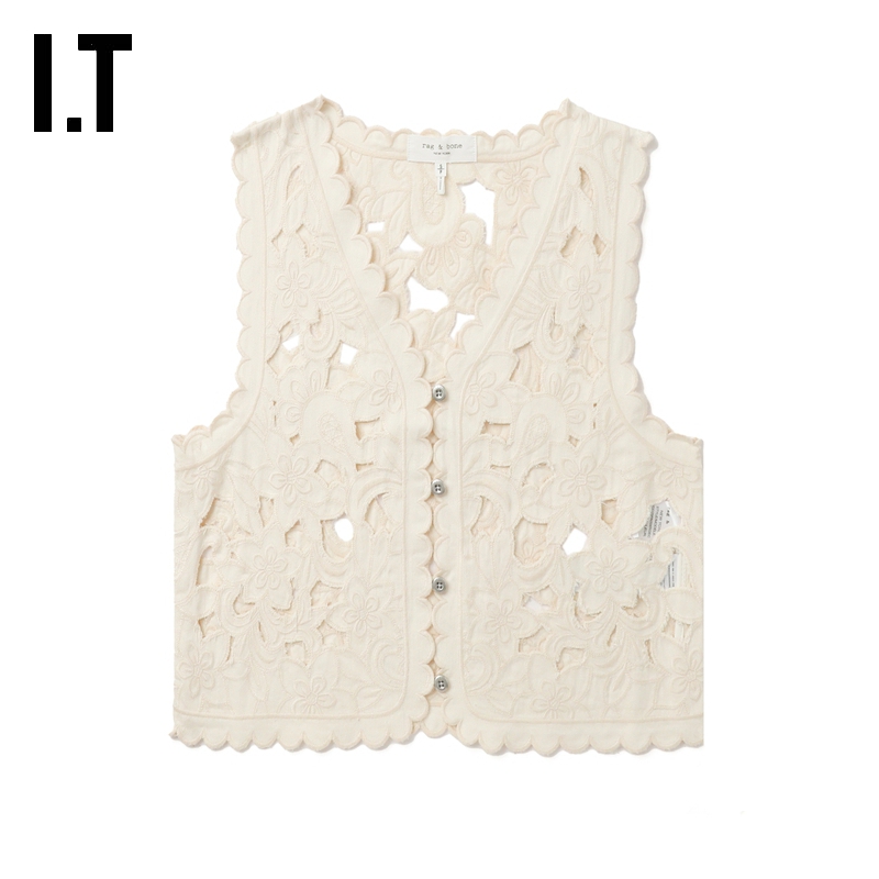 ITrag&boneV领排扣马甲