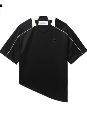 IT AMBUSH女装不规则衣摆短袖上衣新款潮流运动风半袖T恤A044S2XM