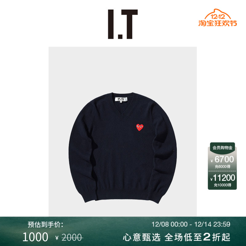 IT川久保玲男女装V领针织