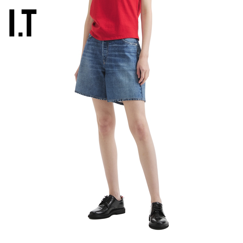 ITrag&bone宽松牛仔短裤