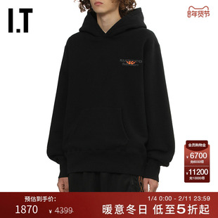 IT MASTERMIND WORLD男装连帽卫衣新款潮酷有型连帽衫4SW214MP