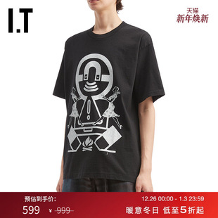 C.E男装 图案印花圆领半袖 宽松短袖 潮流个性 S28T12MP T恤新款