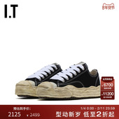 复古酷感系带帆布鞋 W733BN 做旧运动鞋 新款 Mihara Yasuhiro女款